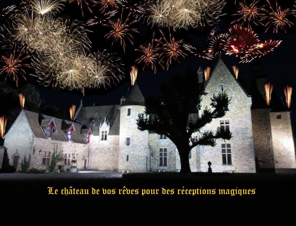 Chateau De Peufeilhoux Vallon-en-Sully Exteriör bild